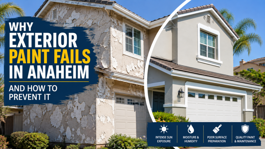 Why Exterior Paint Fails in Anaheim and How to Prevent It